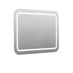 Naturel Zaoblené zrcadlo 100x70 cm s LED osvětlením, topná fólie, senzor s nastavitelnou teplotou 2700-6500K, IP44 ZIL10070KTLEDS ZIL10070KTLEDS obraz