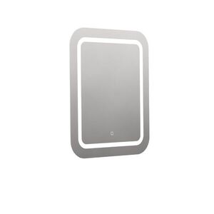 Naturel Zaoblené zrcadlo 60x70 cm s LED osvětlením, topná fólie, senzor s nastavitelnou teplotou 2700-6500K, IP44 ZIL6070KTLEDS ZIL6070KTLEDS obraz