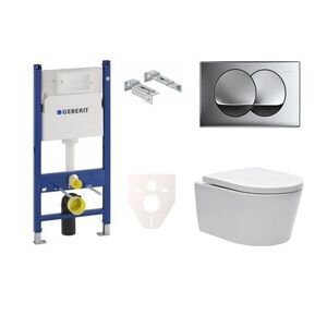 Cenově zvýhodněný závěsný WC set Geberit do lehkých stěn / předstěnová montáž + WC SAT Brevis SIKOGES7W71S SIKOGES7W71S obraz