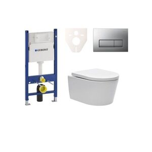 Cenově zvýhodněný závěsný WC set Geberit do lehkých stěn / předstěnová montáž + WC SAT Brevis SIKOGES7W8 SIKOGES7W8 obraz