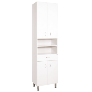 Koupelnová skříňka vysoká Keramia Pro 50x192x33, 3 cm bílá PROV50DV PROV50DV obraz