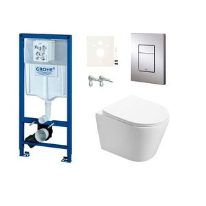 Cenově zvýhodněný závěsný WC set Grohe do lehkých stěn / předstěnová montáž + WC SAT Infinitio SIKOGRSIN1S SIKOGRSIN1S obraz