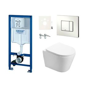 Cenově zvýhodněný závěsný WC set Grohe do lehkých stěn / předstěnová montáž + WC SAT Infinitio SIKOGRSIN2S SIKOGRSIN2S obraz