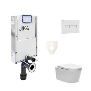 Cenově zvýhodněný závěsný WC set Jika k zazdění + WC SAT Brevis SIKOJW1 SIKOJW1 obraz