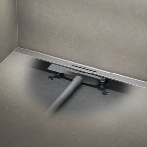 SET Sprchový žlab Kaldewei Flowline Zero 90 cm nerez nerezová ocel a odtoková souprava FlowDrain Regular 940000010930+687744800000 KALDEWEISET9 obraz