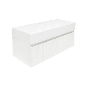 Koupelnová skříňka s umyvadlem SAT Evolution 98x30x44, 8 cm bílá mat SATEVO100WMU2 SATEVO100WMU2 obraz