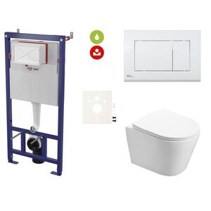 Závěsný WC set do lehkých stěn / předstěnová SAT Infinitio SIKOSSIN20KECO SIKOSSIN20KECO obraz