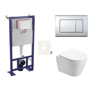 Cenově zvýhodněný závěsný WC set SAT do lehkých stěn / předstěnová montáž + WC SAT Infinitio SIKOSSIN21 SIKOSSIN21 obraz