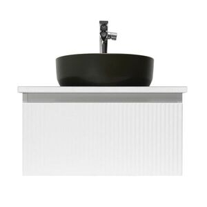 Koupelnová skříňka s umyvadlem a baterií SAT Evolution 58x30x44, 8 cm bílá mat SATEVO60WMDBUC SATEVO60WMDBUC obraz