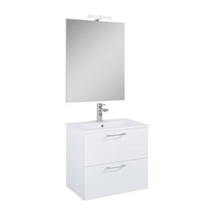 Koupelnová sestava s umyvadlem Ceramia Lea 61, 5x55x41, 7 cm bílá LEASET60B LEASET60B obraz