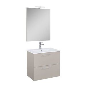 Koupelnová sestava s umyvadlem Ceramia Lea 61, 5x55x41, 7 cm kašmír LEASET60C LEASET60C obraz