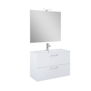 Koupelnová sestava s umyvadlem Ceramia Lea 81, 4x55x41, 7 cm bílá LEASET80B LEASET80B obraz
