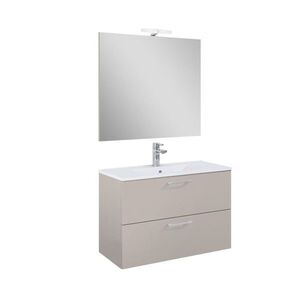 Koupelnová sestava s umyvadlem Ceramia Lea 81, 4x55x41, 7 cm kašmír LEASET80C LEASET80C obraz