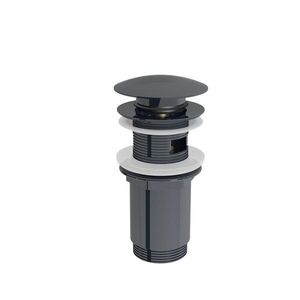 Výpust k umyvadlu SAT Dark click-clack 5/4 PVD Gun metal SATAVCDA SATAVCDA obraz