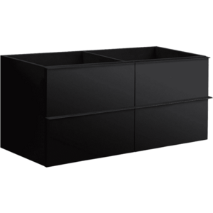 CERANO Koupelnová skříňka pod umyvadlo s úchytkou Velora černá matná, úchytka černá 158x53x46, 5 CER-665023 obraz