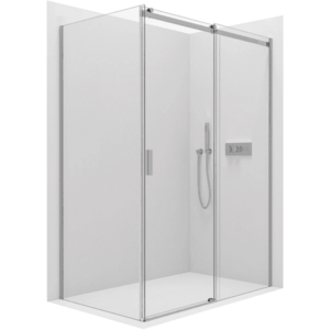 CERANO Sprchový kout Santoro L/P 6 mm chrom, transparentní sklo 140x70x195 posuvný CER-425443 obraz