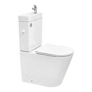 WC kombi komplet s umývátkem včetně ventilu SAT Brevis vario odpad SATBRE34 SATBRE34 obraz