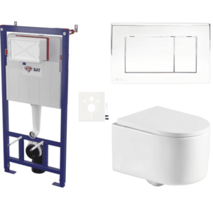 Závěsný WC set do lehkých stěn / předstěnová SAT SIKOSSREX7221K SIKOSSREX7221K obraz