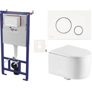 Závěsný WC set do lehkých stěn / předstěnová SAT SIKOSSREX7270K SIKOSSREX7270K obraz