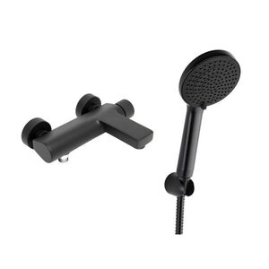 Vanová baterie SAT Evolution s vanovým setem 150 mm černá matná SATBSEVO222CSET1 SATBSEVO222CSET1 obraz