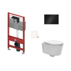 Cenově zvýhodněný závěsný WC set TECE do lehkých stěn / předstěnová montáž + WC SAT Brevis SIKOTS3W4 SIKOTS3W4 obraz