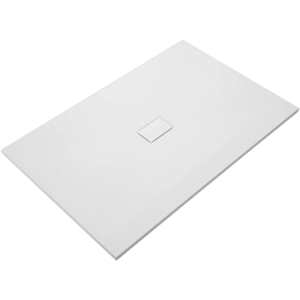 CERANO Sprchová vanička obdélníková FlexiCut SMC/minerální kompozit upravitelná bílá matná 160x100x3 CER-666109 obraz