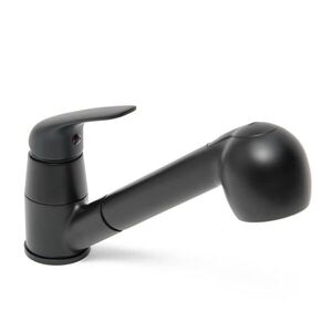 Dřezová baterie Ceramia S-Line Pro s vytahovací sprškou, 2 proudy černá matná SIKOBSLPRO283C SIKOBSLPRO283C obraz