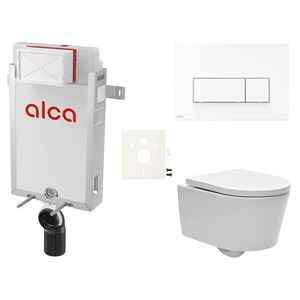 Cenově zvýhodněný závěsný WC set Alca k zazdění + WC SAT Brevis SIKOAW7 SIKOAW7 obraz