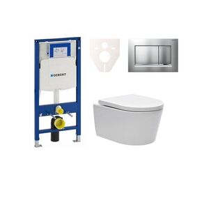 Cenově zvýhodněný závěsný WC set Geberit do lehkých stěn / předstěnová montáž + WC SAT Brevis SIKOGES3W7 SIKOGES3W7 obraz