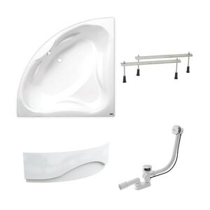Rohová vana Laguna Royale 150x150 cm akrylát levá i pravá SIKORO1500ANP SIKORO1500ANP obraz