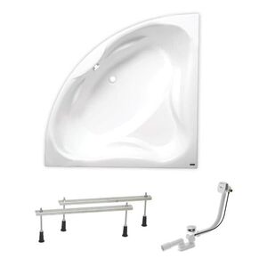 Rohová vana Laguna Royale 150x150 cm akrylát levá i pravá SIKORO1500APN SIKORO1500APN obraz