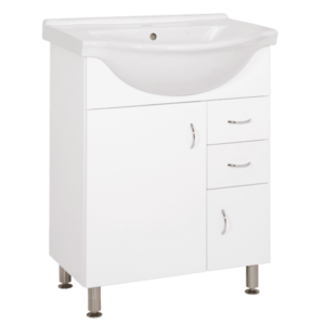 Koupelnová skříňka s umyvadlem Keramia Pro 65, 8x51, 4 cm bílá PRO65DV PRO65DV obraz