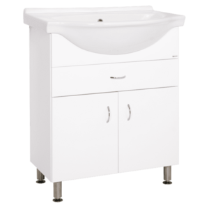 Koupelnová skříňka s umyvadlem Keramia Pro 70x56 cm bílá PRO70Z PRO70Z obraz