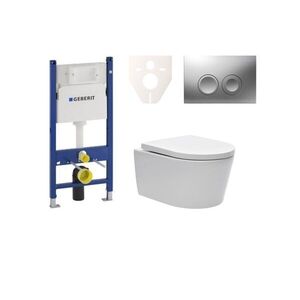 Cenově zvýhodněný závěsný WC set Geberit do lehkých stěn / předstěnová montáž + WC SAT Brevis SIKOGES7W3 SIKOGES7W3 obraz