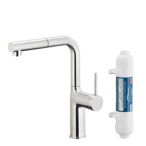 KFA Duero pure move pull-out bat. kuchyňská filtrující, nerezová ocel + filtr hydro+ 6623-422-22 obraz