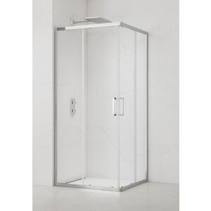 Sprchový kout čtverec 100x100 cm SAT TEX SATTEXQ100 SATTEXQ100 obraz