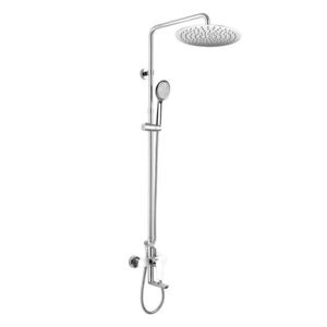 Mereo Viana vanová baterie s talířovou kulatou slim sprchou ø 300 mm, nerez CBE60101SC3 obraz