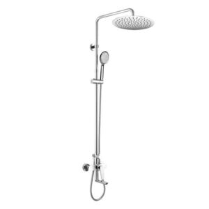 Mereo Eve vanová baterie s talířovou kulatou slim sprchou ø 300 mm, nerez CBE60101SCE3 obraz