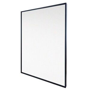 Mereo Zrcadlo hranaté, 60x80 cm, černý rám, instalace pouze na výšku CN181V obraz