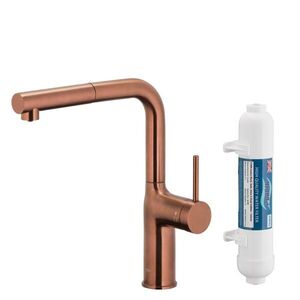 KFA Duero pure move pull-out bat. kuchyňská filtrující, broušené růžové zlato + filtr hydro+ 6623-422-34 obraz