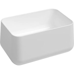 ISVEA ALLEGRO keramické umyvadlo na desku vysoké 60x40cm, bílá 10AL66060 obraz
