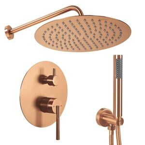 REA Podomítková sprchová sada Argon Brush Copper + BOX REA-P4330 obraz