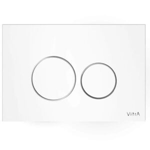 Ovládací tlačítko VitrA Vetro skleněné bílé 740-1600 740-1600 obraz
