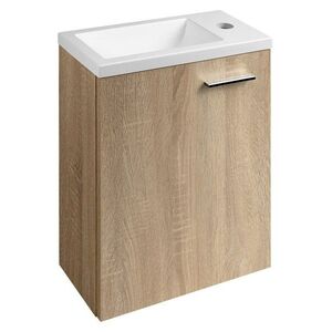 AQUALINE ZOJA umyvadlová skříňka 37x50x18cm, dub platin 51037DP obraz