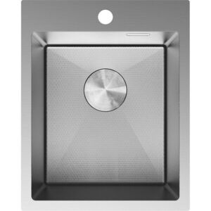 MEXEN Solix ocelový dřez 1-bowl 400 x 500 mm, nerez HC 6406401000-01HC obraz