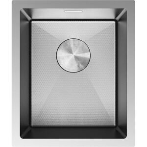 MEXEN Trixo ocelový dřez 1-bowl 370 x 440 mm, nerez HC 6412371000-01HC obraz
