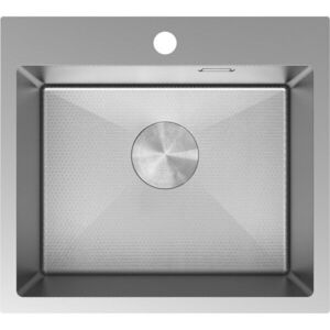 MEXEN Solix ocelový dřez 1-bowl 500 x 450 mm, nerez HC 6402501000-01HC obraz