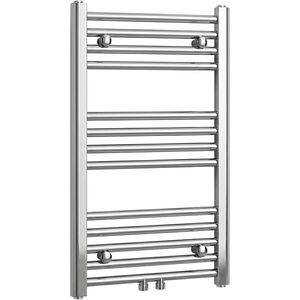 CERANO Koupelnový radiátor Benito středové připojení 50mm/boční 209 W chrom 700x450 mm CER-469468 obraz
