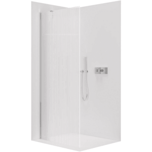 CERANO Sprchová zástěna Walk-in Onyx Y L/P 8 mm chrom, rýhované sklo 160x200 CER-8050BD1254 obraz