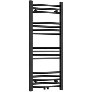 CERANO Koupelnový radiátor Benito středové připojení 50mm/boční 343 W černá matná 1000x450 mm CER-479158 obraz